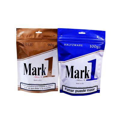 Custom Printed Recyclable Foil Laminated Stand Up Plastic Zipper Bag Top Tobacco Leaf Pouches Smell Proof Bag photo-3