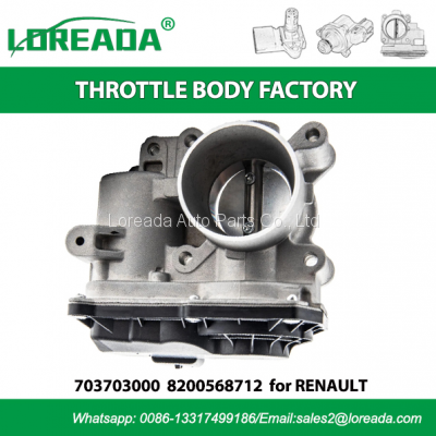 LOREADA Fuel Injection Air Throttle Body for Renault Clio 3 Modus Twingo 1.2 703703000 8200284968 8200285017 161202859R 8200568712