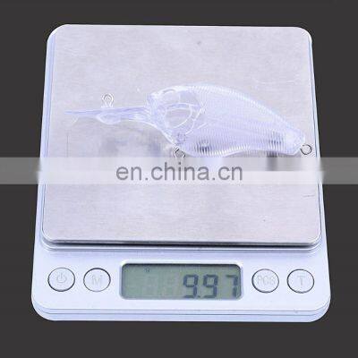 Amazon 9cm 10g High Quality Fishing Lure Blanks Unpainted Diving Crank photo-5