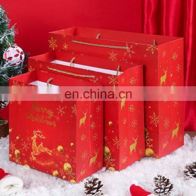 Christmas Navidad Bolsas De Navidad De Papel Mayor Paper Gift Bag photo-4
