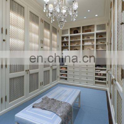Clothes Storage Cabinet White Bedroom Wardrobe Wooden Style Modern Walk in Closet Amoires