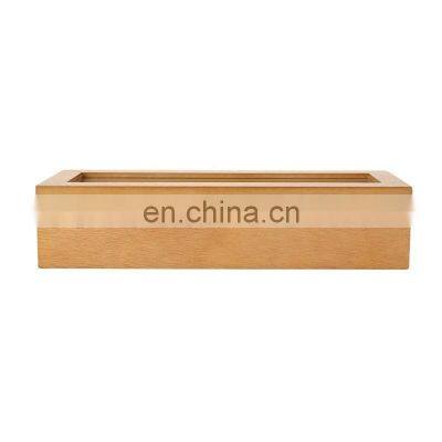 European Style Household Simple Retro Skylight Watch Display Wood Storage Box photo-2