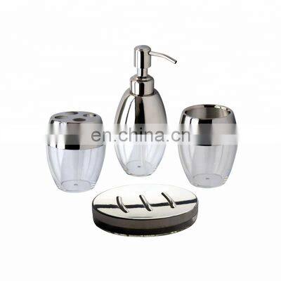 Colorful Transparent PS Bath Accessories Set and Black Red Bath Accessories China Cost-effective Bath Luxury Accessories