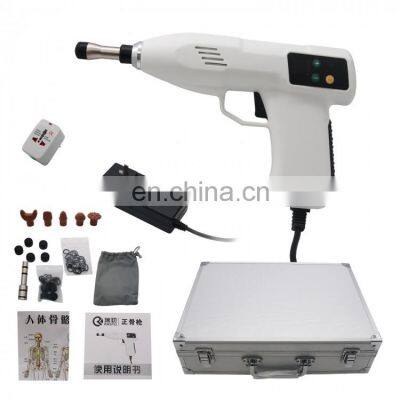 White Portable Electric Massager Gun Activator Correction Chiropractic Adjusting Gun Tool