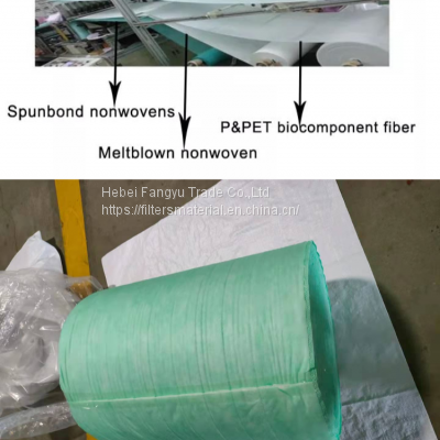 Medium Efficiency Composite Air Filter Bag Filter Pocket Filter Media photo-3