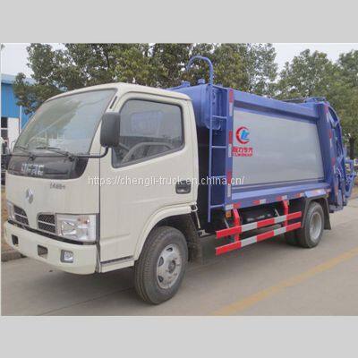 New Dongfeng 4x2 4x4 3ton 4ton 4cbm 5cbm Compactor Garbage Truck Price photo-2