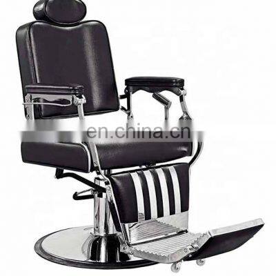 classic barbershop seat foldable vintage antique heavy duty reclining professional salon furniture hair salon barber chair