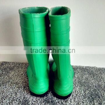 Hot Sale Oil Resistance PVC Steel Toe Mining Safety Boots photo-2