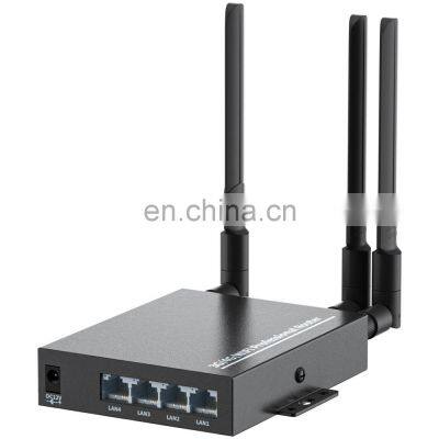 4G router 2.4GHz WIFI 802.11B/G/N indoor metal housing 4LAN ports