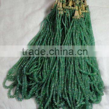 Emerald Faceted Precious and Semi Precious Stones Sapphire Beads