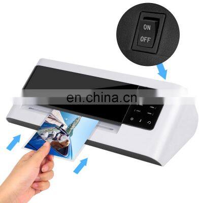 Quality Assurance Smart Photo A4 Size Automatic Electric Plastic Hot And Cold Laminating Machine