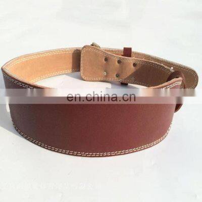 Custom Logo Gym Leather Weight Lifting Belt Gym Training Belt Gym Fitness Training Leather Weight Lifting Belt photo-5