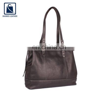 Exclusive Collection of Fashion Style Cotton Lining Modern Design Genuine Leather Handbag for Women at Best Price