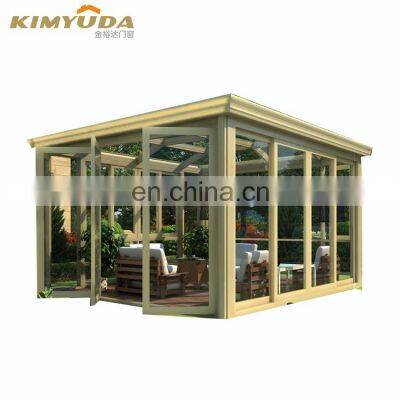 Sunroom Glass House Enclosed Patio Aluminum Alloy Winter Garden Sun Room photo-3