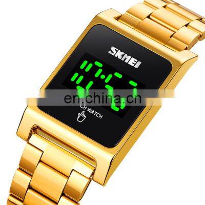 New Arrival Skmei 1869 Gold Led Watch for Men Wristwatch Waterproof 50 Meters Wholesale Factory Price