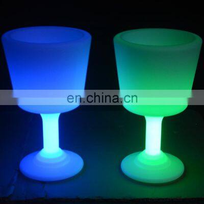 Champagne Wine Drinks Wholesale colorful Rechargeable rose champagne Beer illuminated ice Bucket Modern Home LED Glowing