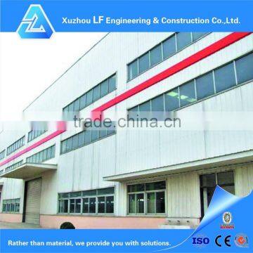 Eco friendly prefab steel space frame warehouse