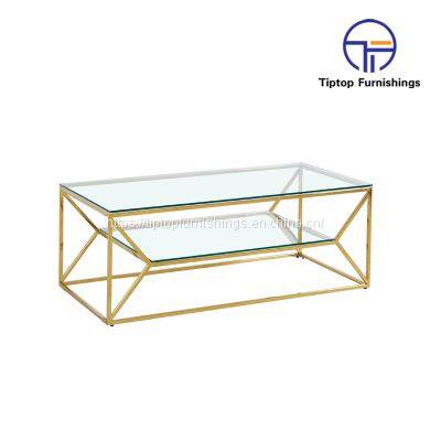 Tiptop Modern Gold Stainless Steel Leg Marble Top Round Living Room Home Furniture Luxury Side Center Coffee Tea Table photo-2