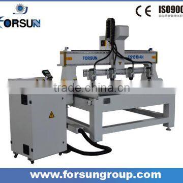 China Suppliers 4 Head Woodworking Cnc Router for Wood Door, Guitar, Furniture/ Wood Cutting Cnc Machine for Sale photo-2