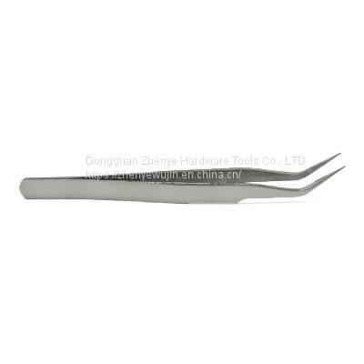 High Precision Tweezers ST-15 302 Stainless Steel Antimagnetic Acid Proof Elbow Tweezers Clock Maintenance Tool