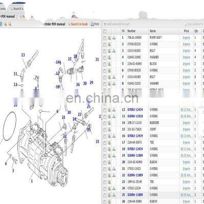 708-1L-00800 PC1250-8R PC1250SP-8 Main Pump PC1250-8 PC1250LC-8 Hydraulic Pump 708-2H-00440 photo-2