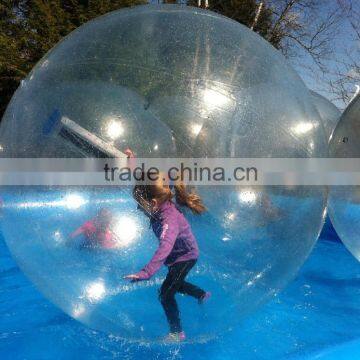 water ball with people 0.8mm to 1.0mm PVC or TPU material