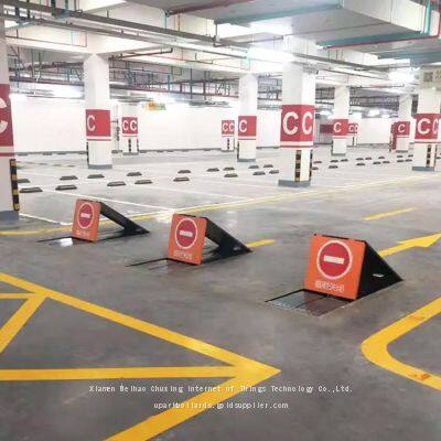 UPARK High Quality Customized Shallow Buried Car Park Diversion Barricade Anti-collision Embedded Parking Lot Space Lock photo-2