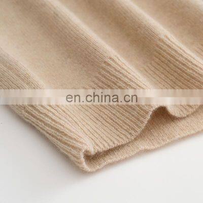 Wholesale 100% Pure Cashmere Pullover Knit Sweater British Style Casual Winter Fashion With Turn-Down Collar and Front Logo photo-4