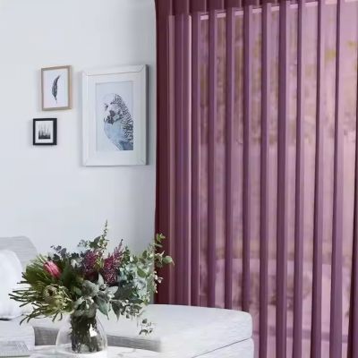 Home decor smart electric vertical venetian blinds office living room semi-shading sunshade vertical window blind curtain