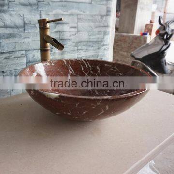 Hand Carved Natural Bathroom Stone Sink & Wash Basin photo-3
