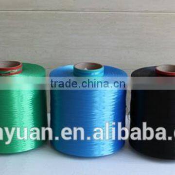 Recycled industerial colour 100% polyester yarn