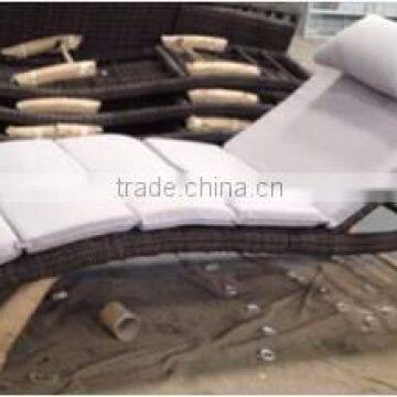 Comfortable swimming pool daybed furniture beach chair Sunshade
