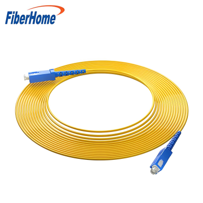 FiberHome Single-mode Fiber Patch Cord With SC-SC Single-core Square Connector and LC-LC Dual-core Small Square Connector
