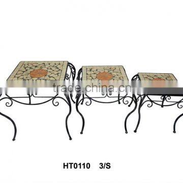 Mosaic plant stand flor garden decoration