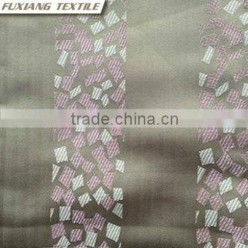 100% Polyester Jacquard Flower Window Curtain Fabric photo-2