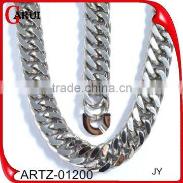 Polish Jewelries Punk Man and Women Necklace Stainless Steel Jewelry Gold Chain photo-2