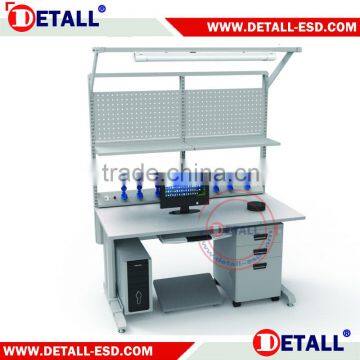 steel multifunctional durable electric test bench with drawers