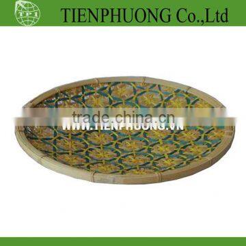 Bamboo plate for home decoration