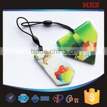 MDT73 Passive Crystal Epoxy Rfid Tag 13.56mhz Ic Card 1k S50