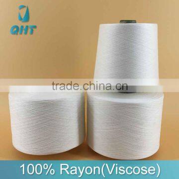 Uniform 100% rayon viscose staple fiber knitting yarn