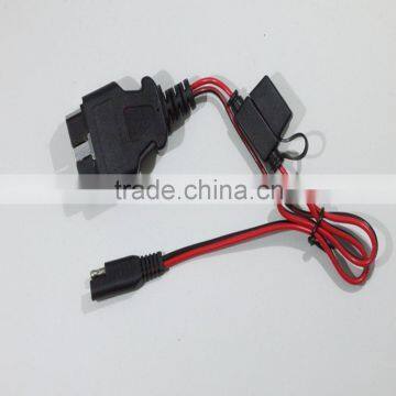 New Wire Assembly OBD II With to SAE Plug With Molding Fuse Holder and Install 10A Fuse Wire Assembly photo-4