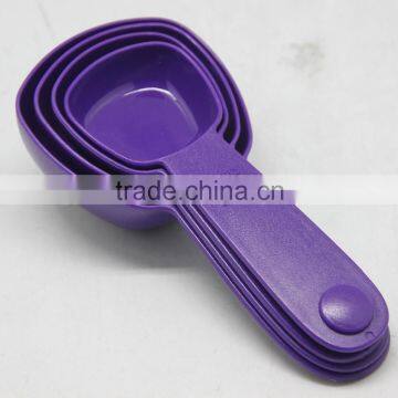 PLASTIC 4PCS MEASURING CUP SET, ROUND & SQUARE photo-2