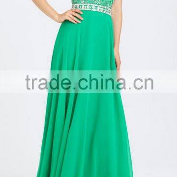 Luxurious Beaded Tops for Evening Setin Party Ladies Long Tops With Zipper Behind Dresses Sexy Off-shoulder Wear Party Gown photo-2