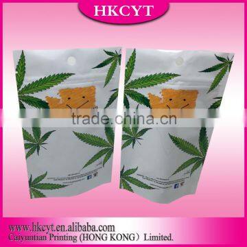 Doypack plastic food packaging bag