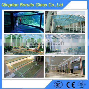 High qualityt colored Tempered laminated glass for fence