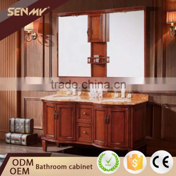 Supplier Modern Laundry Sink Cabinet Washroom Double Basin Vanity