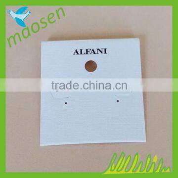 Hanging custom printed earring cards paper cardboard earring card