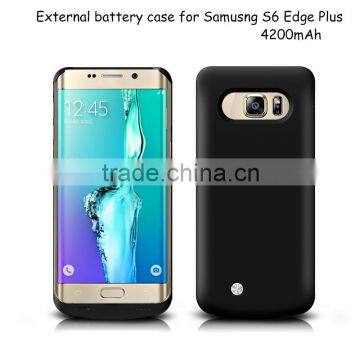 mobile phone power case for Samsung galaxy S6 edge plus 4200mAh battery case