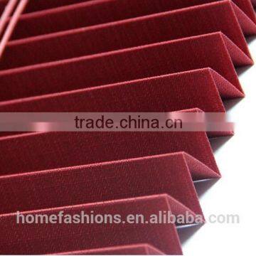 Indoor mini window blinds of pleated shades