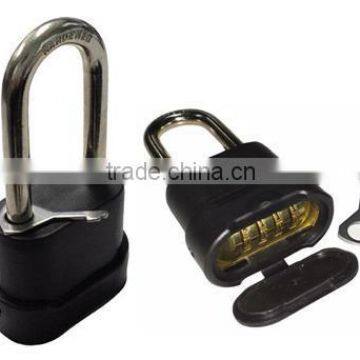 50mm Long Shackle 4 Digit Double Locking Combination Padlock